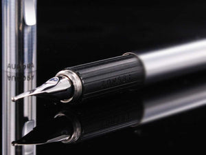 Aurora Hastil Micro Engraved Ecosteel Fountain Pen, 032