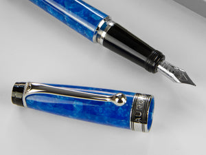 Aurora Aurea Minima Acqua Fountain Pen, Marbled resin, Limited Edition