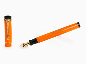 Aurora Internazionale Orange Arancio Fountain Pen, Limited Ed, 19A-O