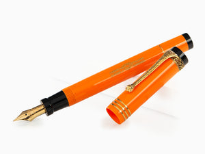 Aurora Internazionale Orange Arancio Fountain Pen, Limited Ed, 19A-O