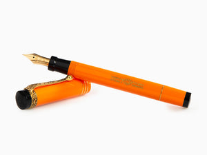 Aurora Internazionale Orange Arancio Fountain Pen, Limited Ed, 19A-O