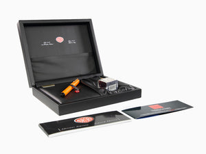 Aurora Internazionale Orange Arancio Fountain Pen, Limited Ed, 19A-O