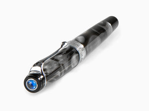 Aurora Europa Fountain Pen, Limited Edition, Marbled resin, Chrome trims