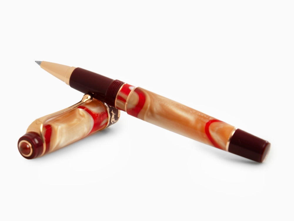 Aurora America Sketch pen, Limited Edition, Marbled resin, Chrome trim -  Iguana Sell