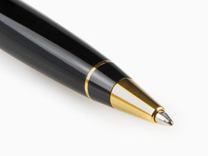 Aurora 88 Ballpoint pen, Resin, Black, Gold plated, 830