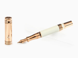 Aurora Dante Paradiso Fountain Pen, White, Limited Edition, 920-CPW