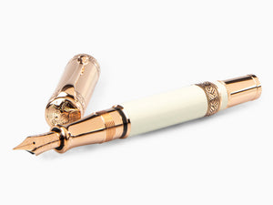 Aurora Dante Paradiso Fountain Pen, White, Limited Edition, 920-CPW