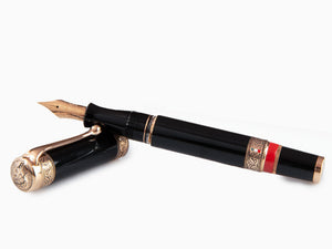 Aurora Dante Inferno Fountain Pen, Limited and Numbered Edition, 920PN