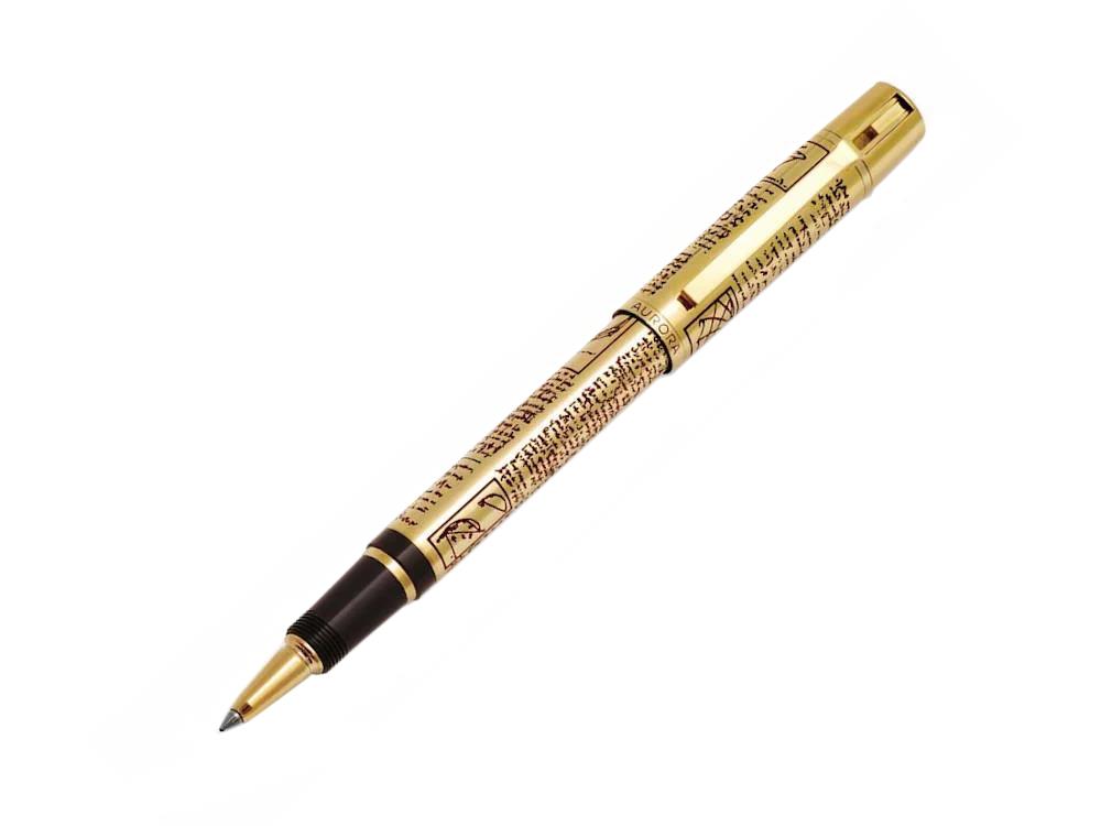 Aurora Leonardo da Vinci Limited Edition Roller Pen Vermeil - 979