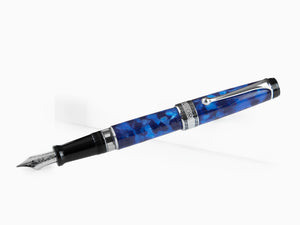 Aurora Optima Fountain Pen, Auroloide, Blue, 996CB