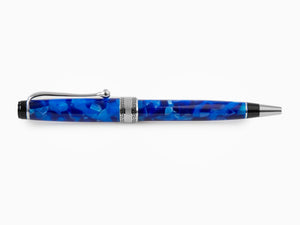 Aurora Optima Ballpoint pen, Auroloide, Blue, Chrome Trim, 998-CBA