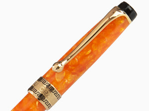 Aurora Optima 2020 Arancio Ballpoint pen, Auroloide, Orange, Gold plated, 998-OR