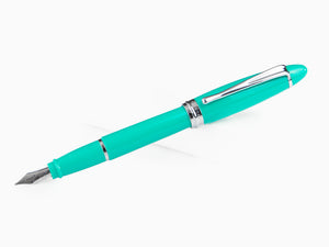 Aurora Ipsilon Summer Fountain Pen, Resin, Green, Chrome Trim, B11-CVS