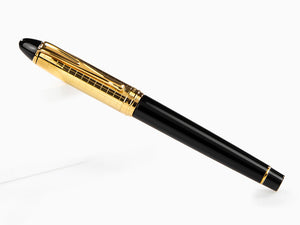 Aurora Ipsilon Quadra Gold Fountain Pen, Resin, Black, Gold, B11-DQN