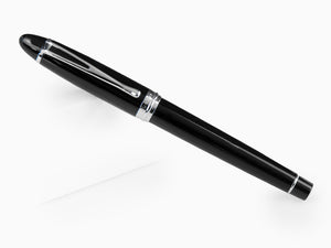 Aurora Ipsilon De Luxe Fountain Pen Black Resin B12C