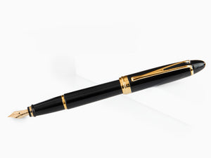 Aurora Ipsilon Fountain Pen, Resin, Black, B12N