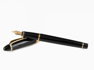 Aurora Ipsilon Fountain Pen, Resin, Black, B12N