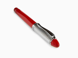 Aurora Ipsilon Fountain Pen, Resin, Red, Sterling Silver .925, B14CR