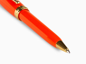 Aurora Ipsilon Autumn Ballpoint pen, Resin, Gold plated, Orange, B31-DO