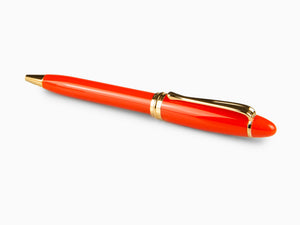 Aurora Ipsilon Autumn Ballpoint pen, Resin, Gold plated, Orange, B31-DO