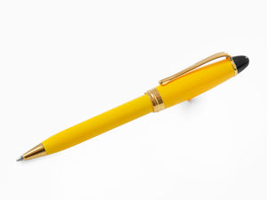 Aurora Ipsilon Ballpoint pen, Yellow Resin, Gold trim, B31Y