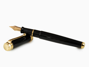 Aurora Talentum Big Fountain Pen, Resin, Gold trim, D12N