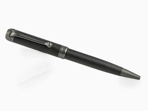 Aurora Talentum Full Metal Black Ballpoint pen, Resin, Black, Ruthenium, D30-RN