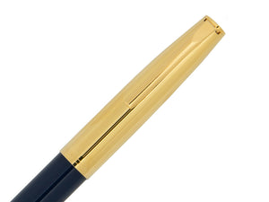 Aurora Duo-Cart Fountain Pen, Blue Resin, Gold plated, DC57-DBM