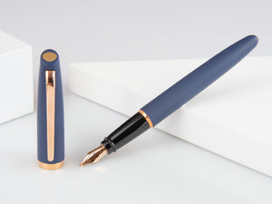 Aurora Style Fountain Pen, Resin, Rose gold trim, E20PB