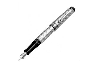 Aurora Riflessi Fountain Pen - Sterling Silver .925-G11