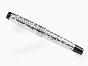 Aurora Riflessi Fountain Pen - Sterling Silver .925-G11