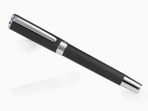 Aurora TU Fountain Pen - Matte Black Resin - Chromed - T10N