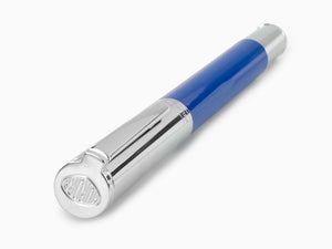 Aurora TU Fountain Pen, Resin, Chrome Trim, Blue, T11CB