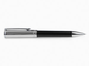 Aurora TU Ballpoint Pen - Black Resin - Chromed - T31CN