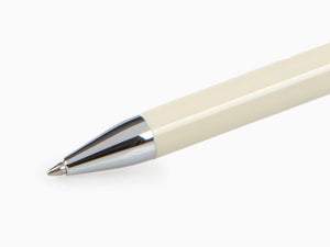 Ballpoint Pen Aurora TU -  White Resin Cap and Barrel - T31W