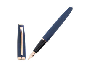 Aurora Style Fountain Pen, Resin, Rose gold trim, E20PB