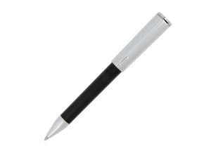 Aurora TU Ballpoint Pen - Black Resin - Chromed - T31CN