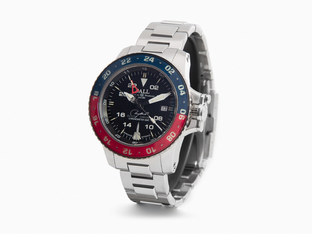 Ball Engineer Hydrocarbon AeroGMT Sled Driver Automatic Watch, DG2018C-S18C-BK