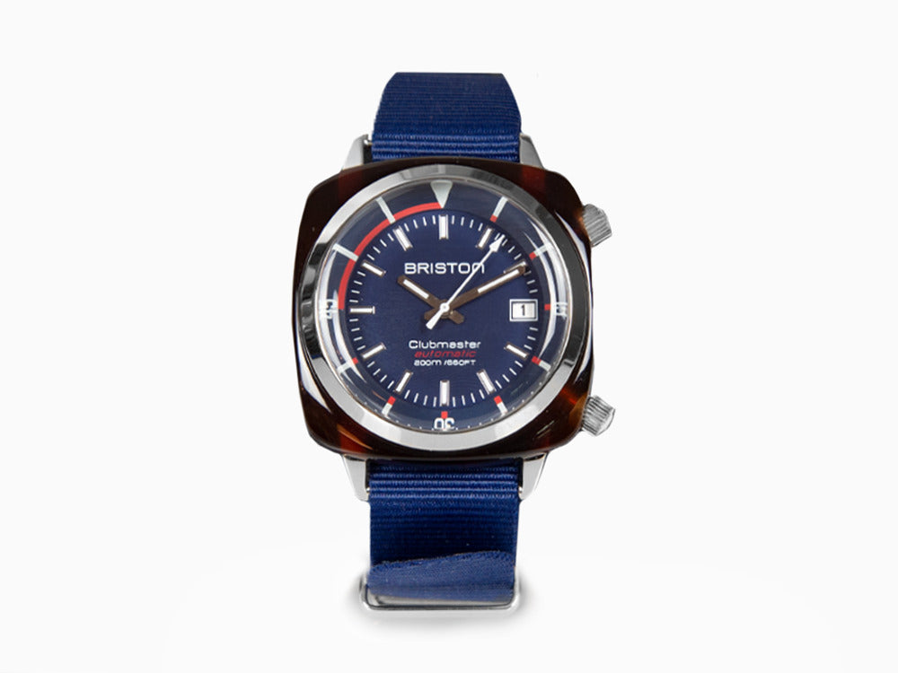 Briston Clubmaster Diver Automatic Watch, Blue, 42 mm, 17642.SA.TD.15.NNB