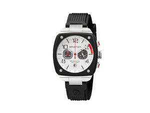 Briston Streamliner Urban Chrono Quartz Watch, White, 24142.SA.B.2.RB