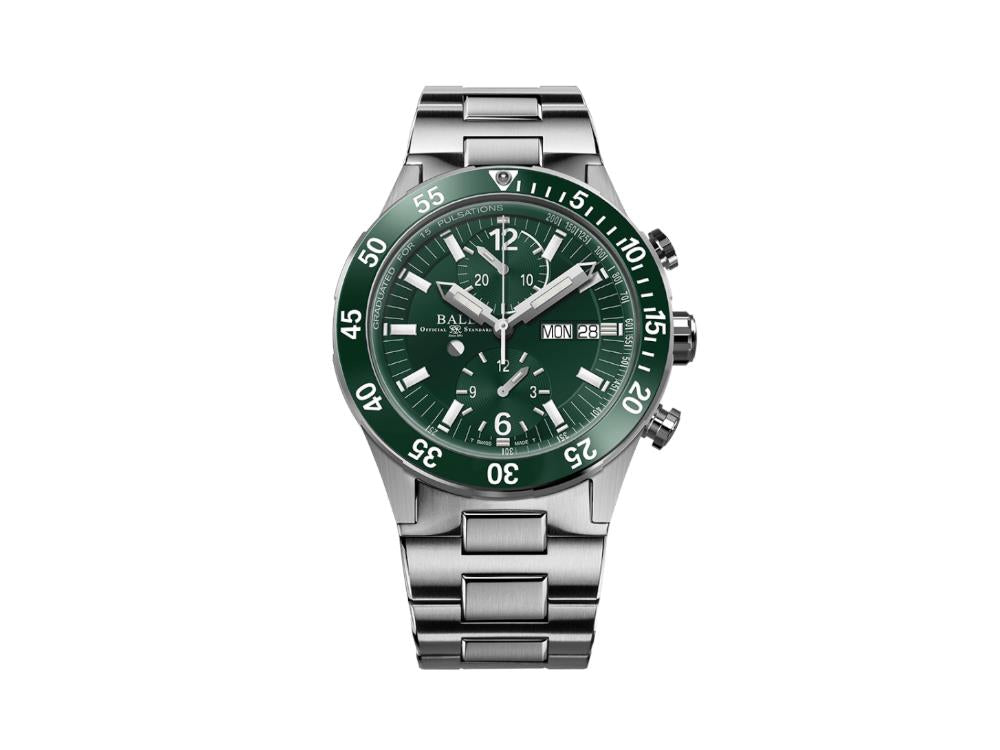 Ball Roadmaster Rescue Chronograph Automatic Watch, Green, LE, DC3030C-S2-GR