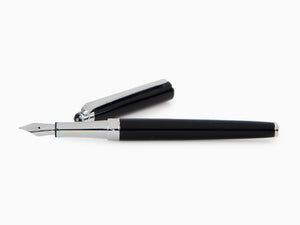 Caran d´Ache Léman Slim Black Ebony Fountain Pen, Black, 4791.782