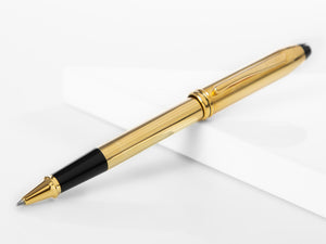 Cross Townsend Rollerball Pen, 10K Gold Filled, Gold, Polished, Resin, 705