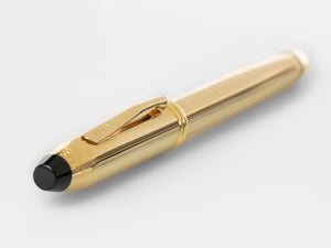 Cross Townsend Rollerball Pen, 10K Gold Filled, Gold, Polished, Resin, 705