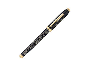 Cross Townsend Year of the Dog 2018 Rollerball pen, Lacquer, Black, 23K Gold