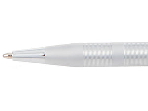 Cross Classic Century Ballpoint pen, Chrome, Silver, Polished, Ribbed, AT0082-14