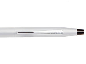 Cross Classic Century Ballpoint pen, Chrome, Silver, Polished, Ribbed, AT0082-14