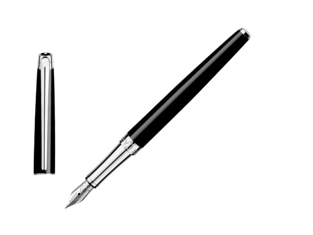 Caran d´Ache Léman Slim Black Ebony Fountain Pen, Black, 4791.782