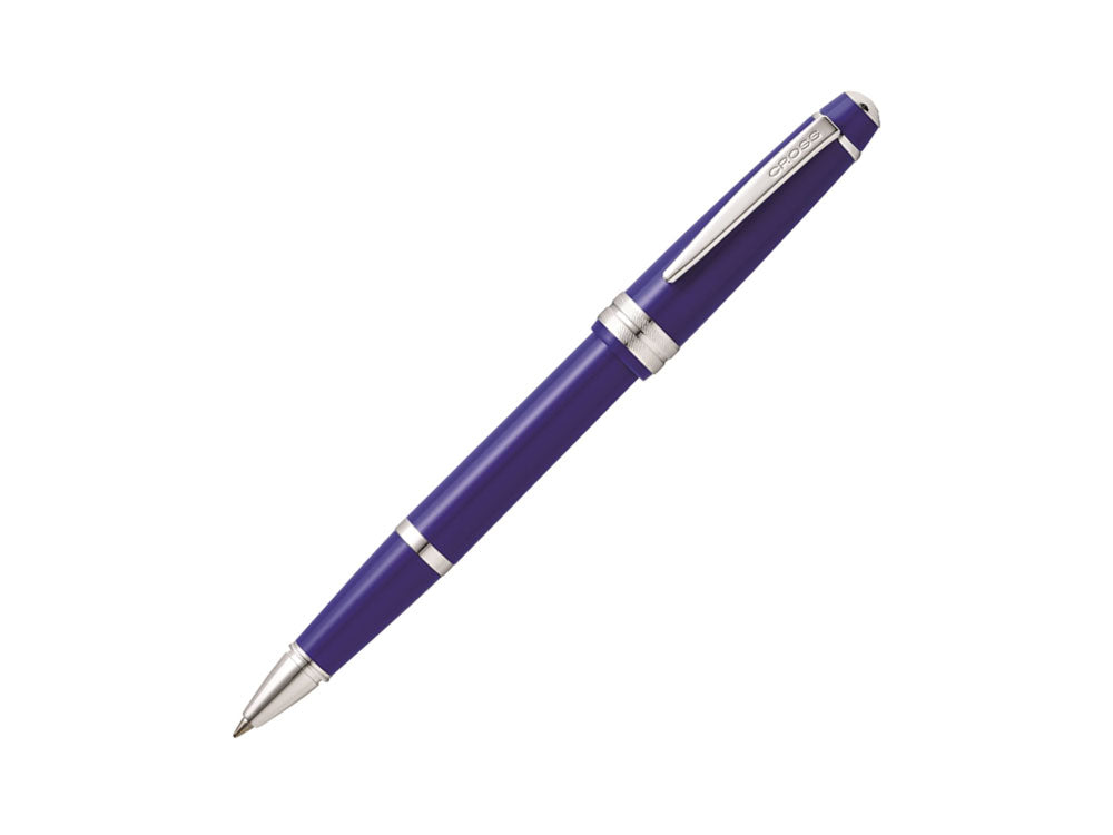 Cross Bailey Light Rollerball pen, Resin, Blue, Stainless Steel, AT0745-4