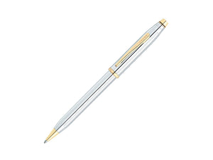 Cross Century II Medalist Ballpoint pen, Silver, 23K Gold plated, 3302WG